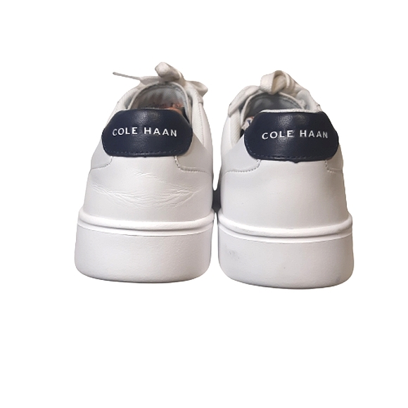 Cole Haan Grand Crosscourt Leather Sneakers White Breathable - Picture 10 of 12